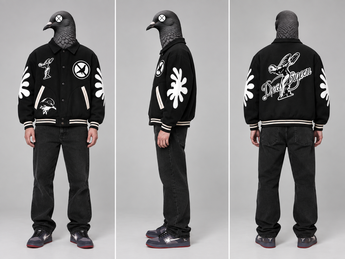 Pigeon Control Varsity Jacket