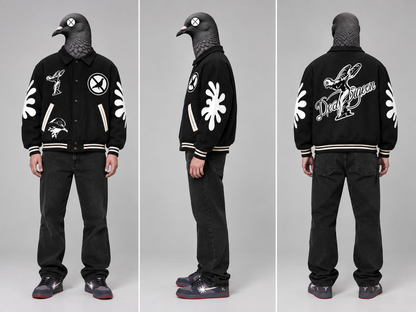 Pigeon Control Varsity Jacket