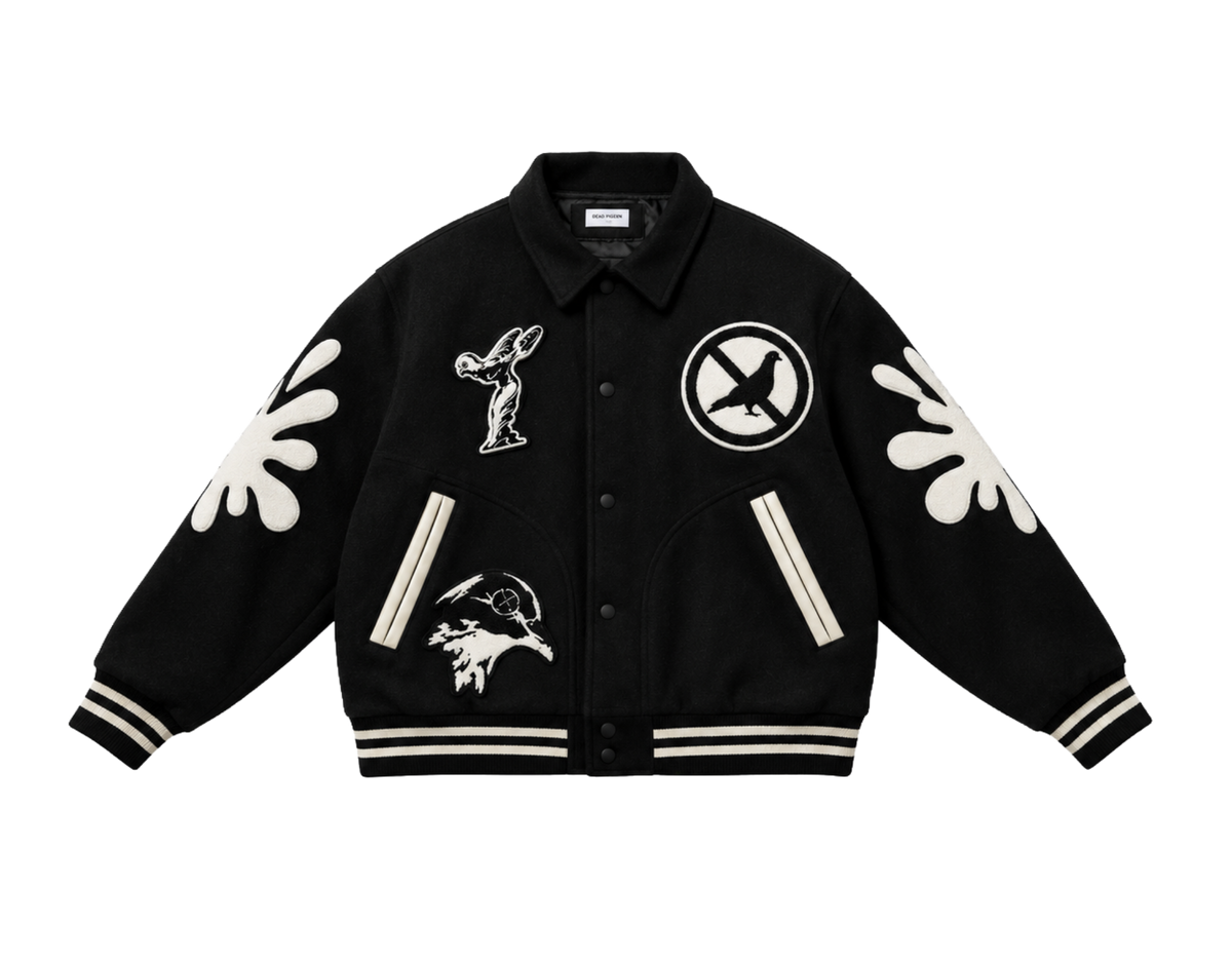 Pigeon Control Varsity Jacket